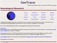 Tablet Screenshot of gentracer.com
